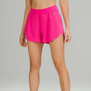 Lululemon Find Your Pace 3” Short (Size 6) - Hot Pink